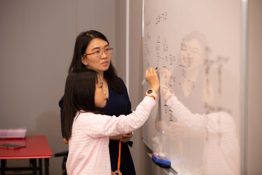 Maplewood Academy female teacher